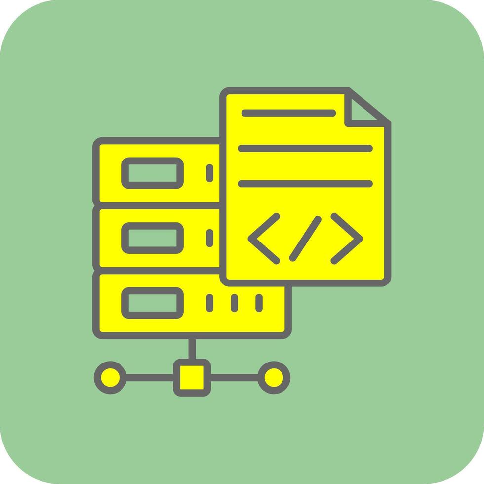 Programming Language Glyph Gradient Corner Icon vector