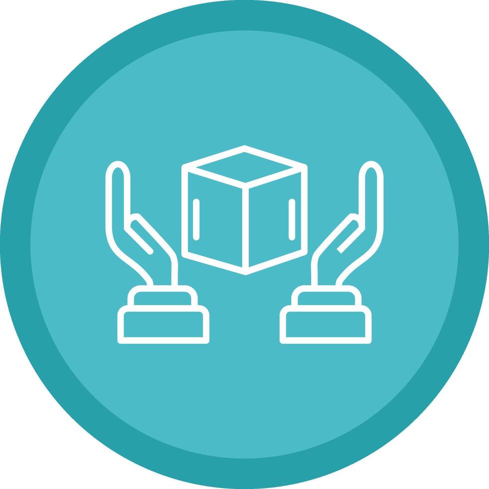 Product Line Multi Circle Icon vector