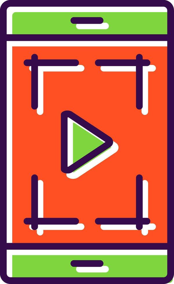 Screenshot filled Design Icon vector