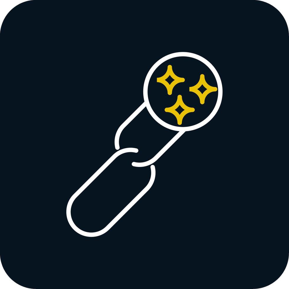 Clean URL Line Red Circle Icon vector