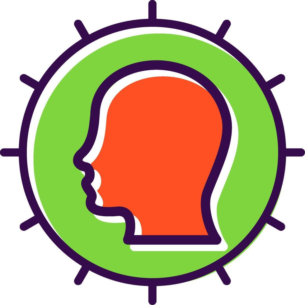 User filled Design Icon vector