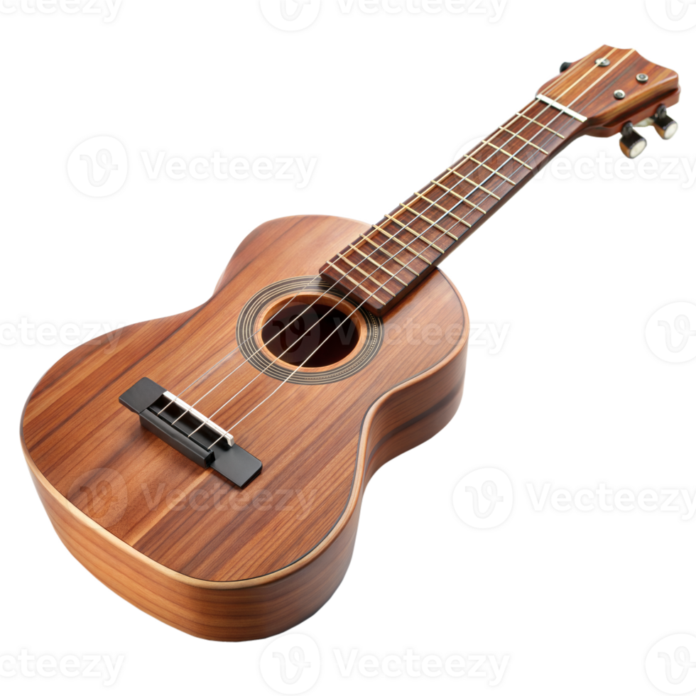 hög kvalitet ukulele med detaljerad hantverk isolerat png