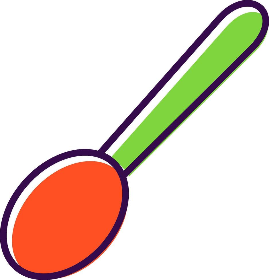 Spoon filled Design Icon vector