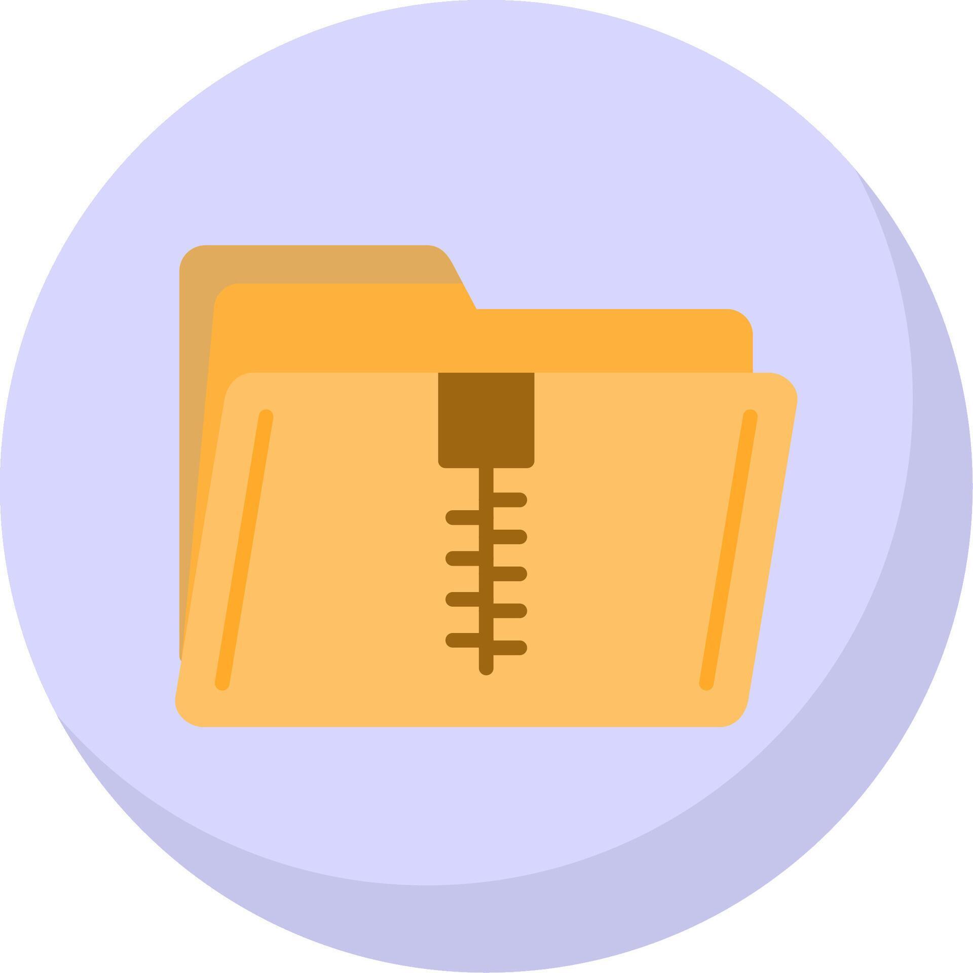 Zip Folder Flat Bubble Icon 44201644 Vector Art at Vecteezy