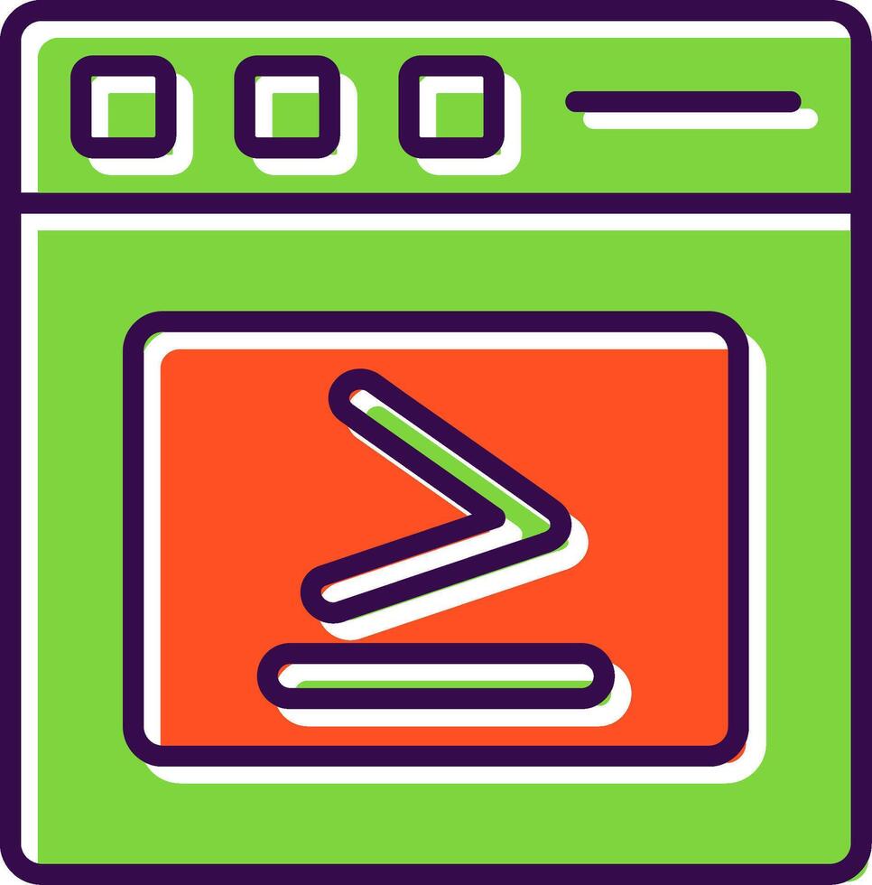 Greater Than filled Design Icon vector