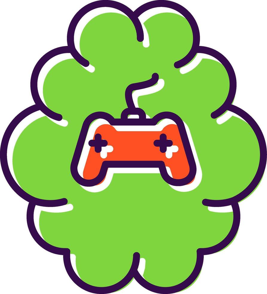 Gaming filled Design Icon vector