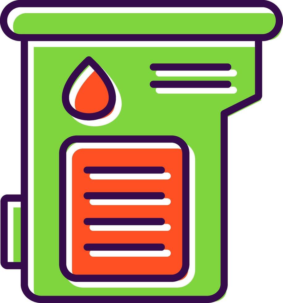 Cartridge filled Design Icon vector