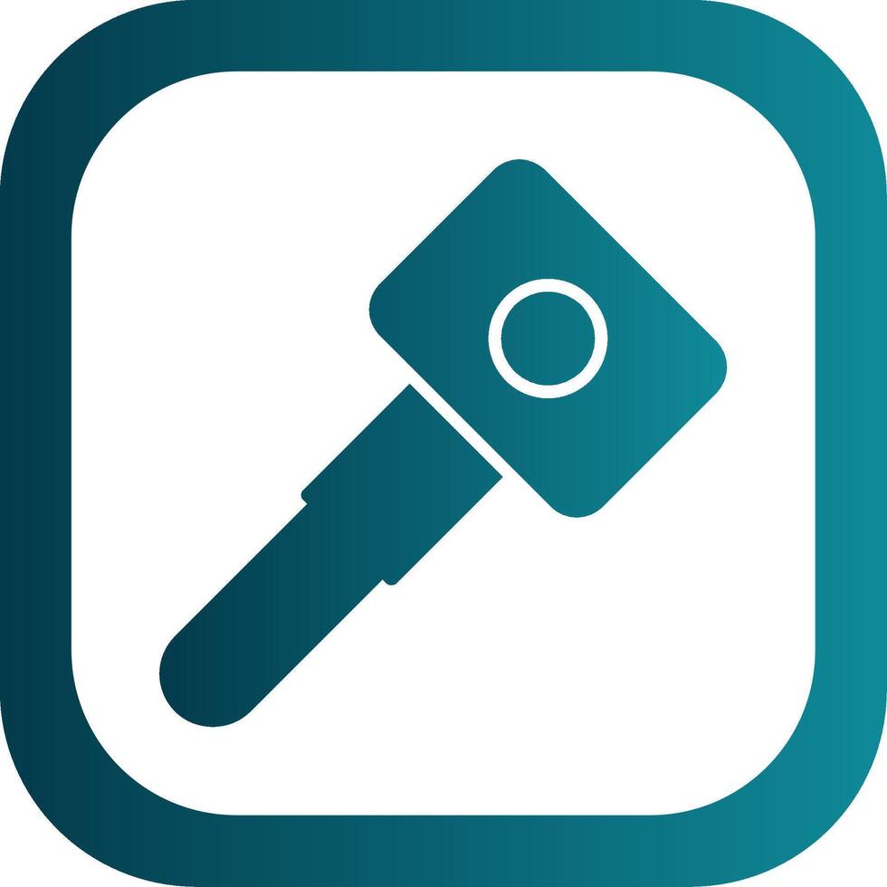Car Key Glyph Gradient Corner Icon vector