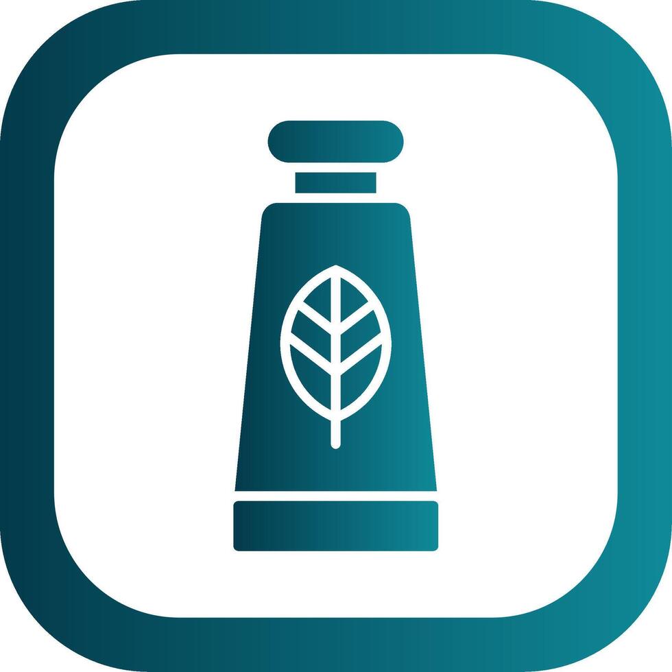 Hand Cream Glyph Gradient Corner Icon vector