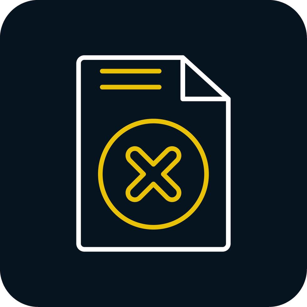 Cancel Line Red Circle Icon vector