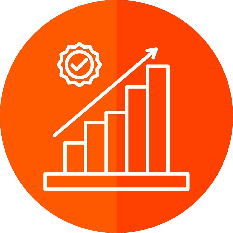Bar Chart Line Red Circle Icon 44203983 Vector Art at Vecteezy