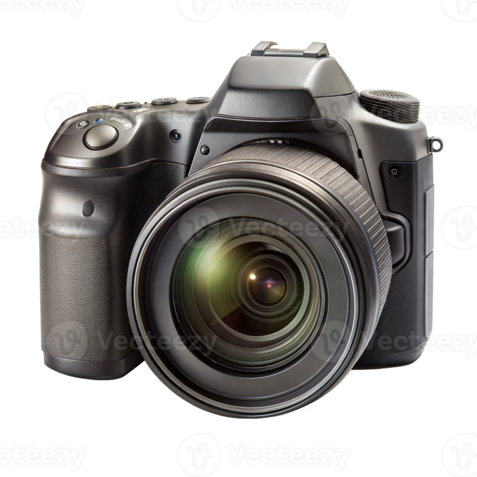 Professional digital camera on a seamless background png