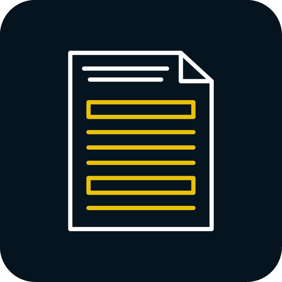 Document Line Red Circle Icon vector