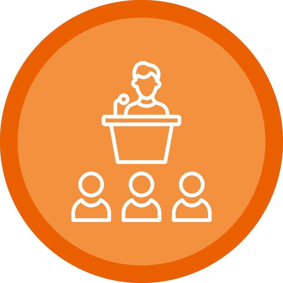 Level Tools Line Multi Circle Icon vector