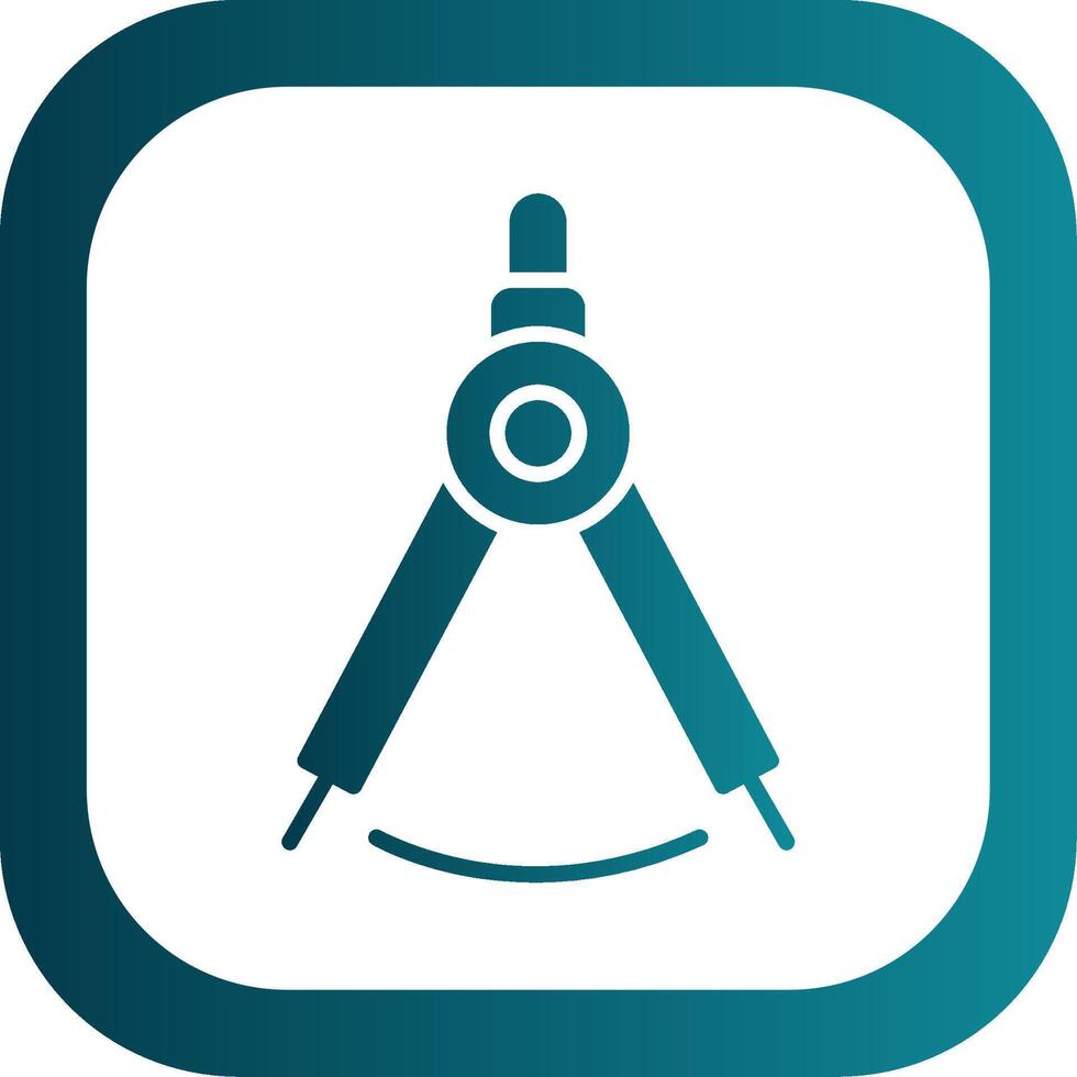 Dividers Glyph Gradient Corner Icon vector