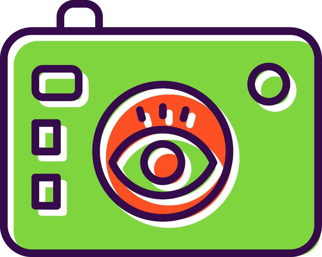 Camera filled Design Icon vector