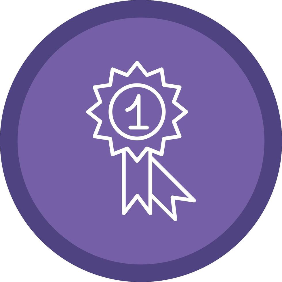 Number Line Multi Circle Icon vector