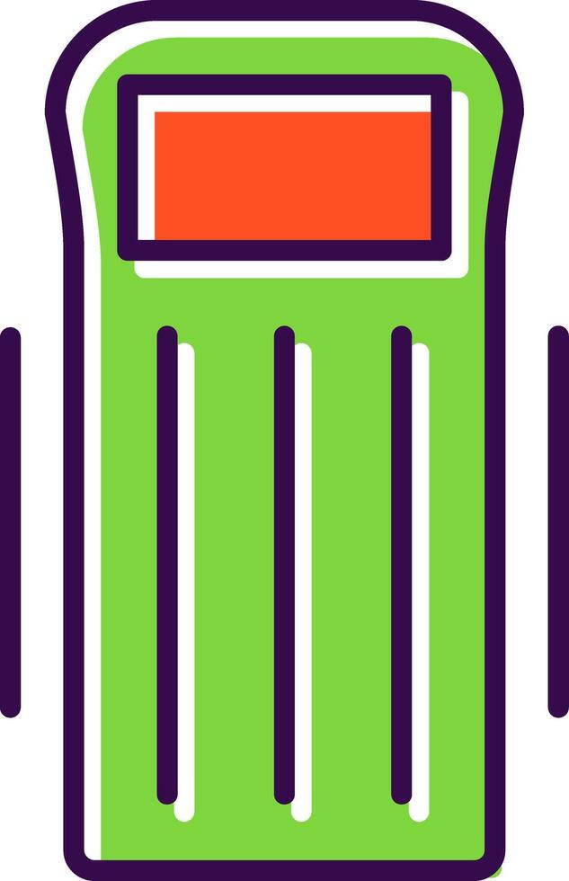 Float filled Design Icon vector