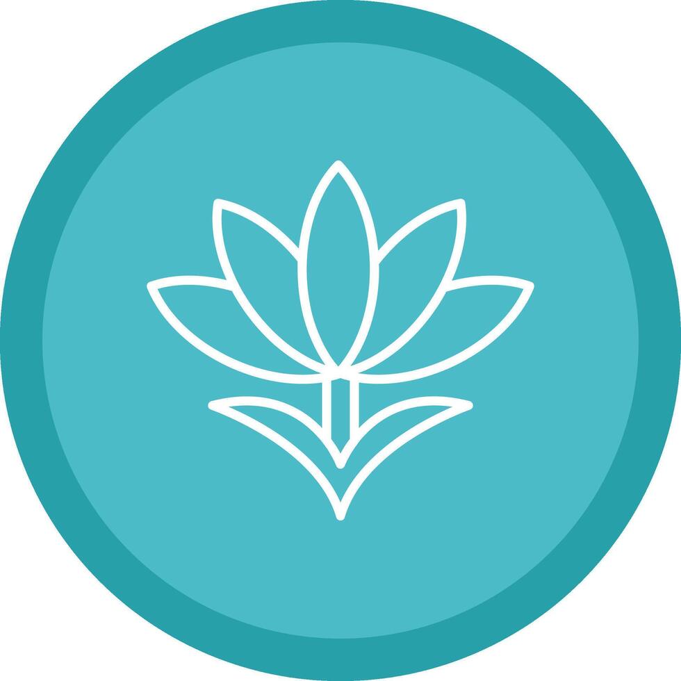 Saffron Line Multi Circle Icon vector