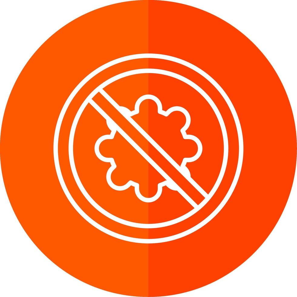 Safety Line Yellow White Icon vector