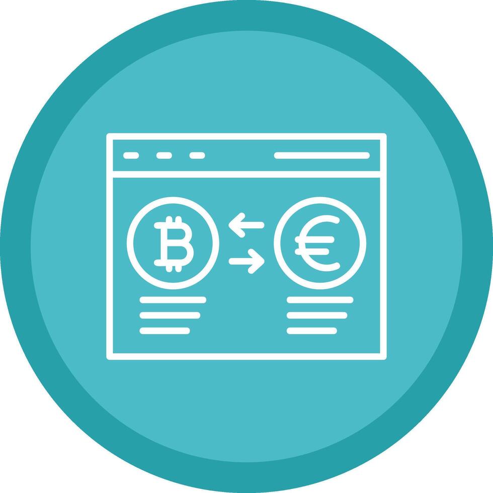 Exchange Exchange Line Multi Circle Icon vector
