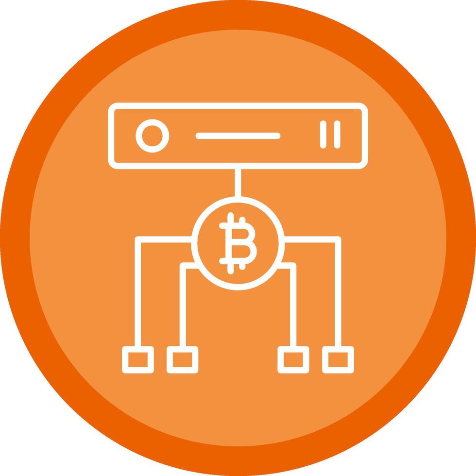 Data Volume Line Multi Circle Icon vector
