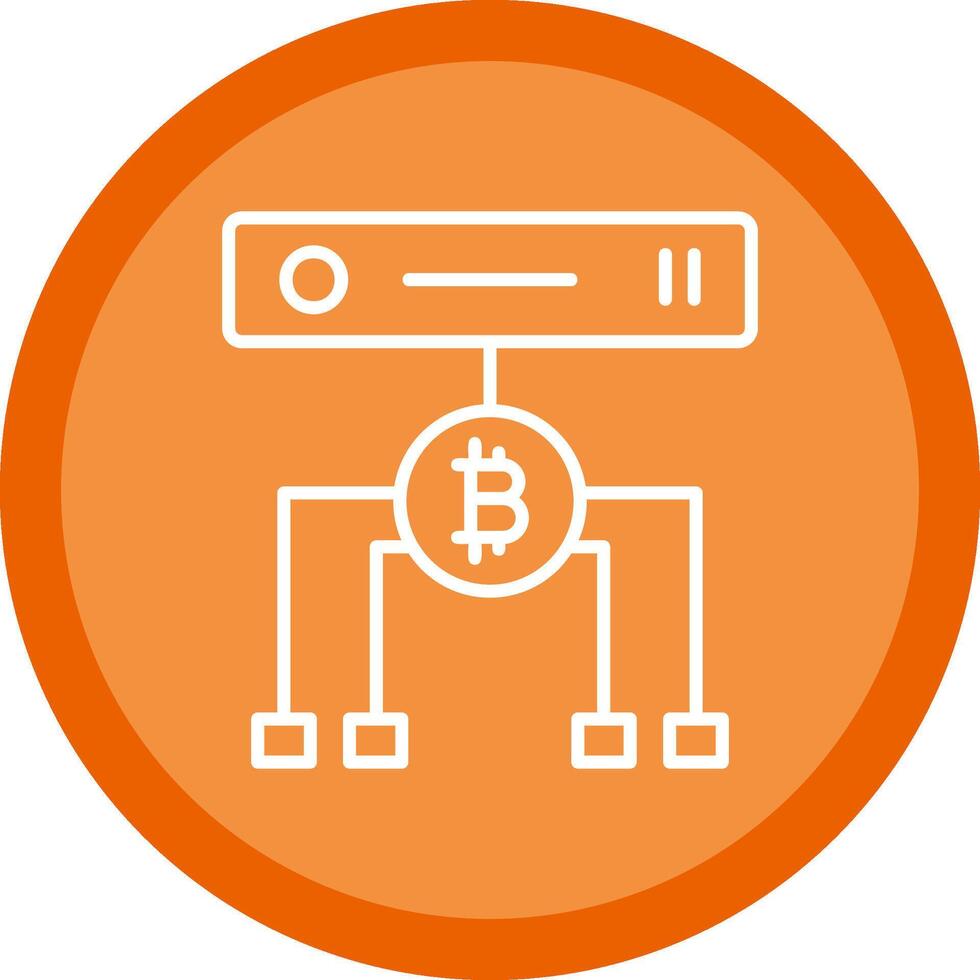 datos volumen línea multi circulo icono vector