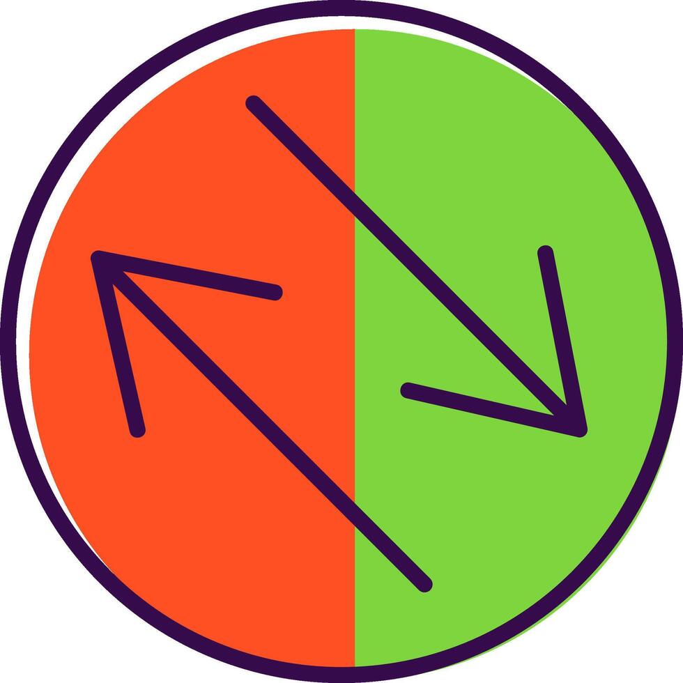 Swap filled Design Icon vector