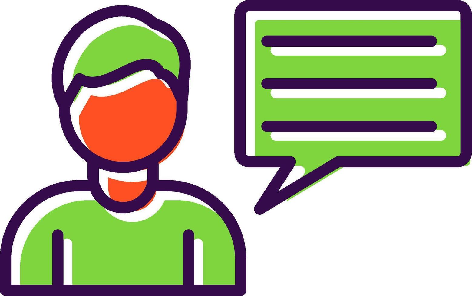 Business Consulting filled Design Icon vector
