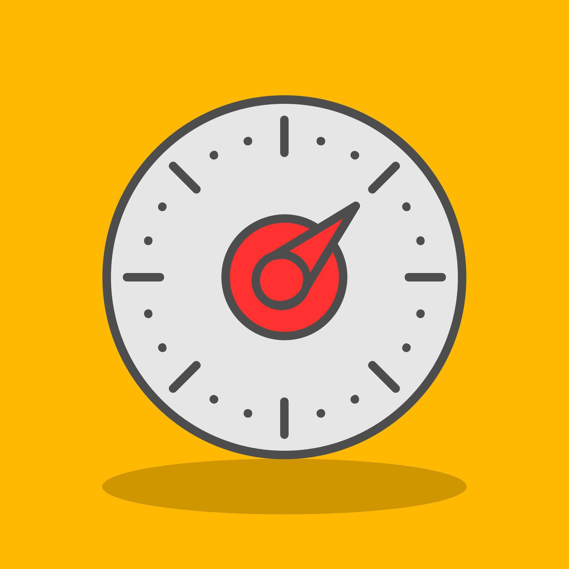 Timer Filled Shadow Icon 44207248 Vector Art at Vecteezy