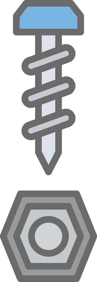 Ironware Line Filled Light Icon vector