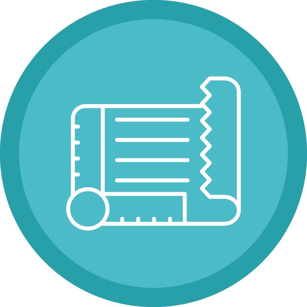 Blueprint Line Multi Circle Icon vector