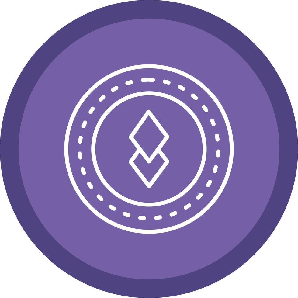 Altcoin Altcoin Line Multi Circle Icon vector