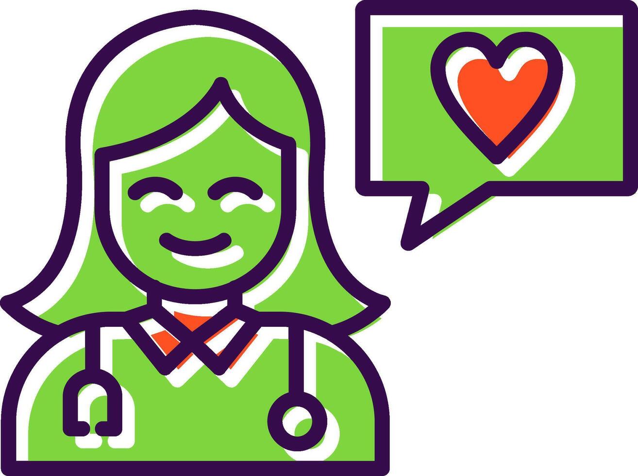 Medical Help filled Design Icon vector