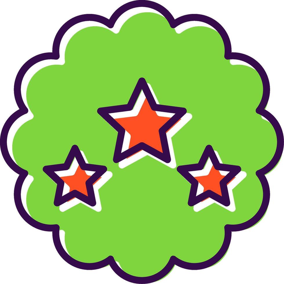 Best Choice filled Design Icon vector