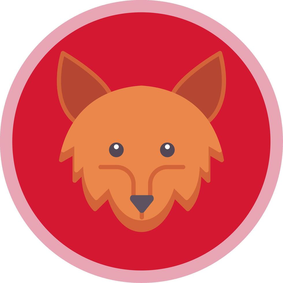 Rare Animals Flat Multi Circle Icon vector