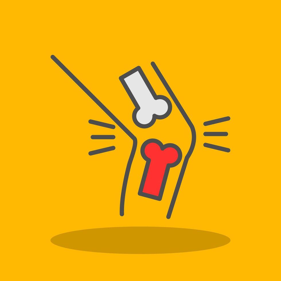 Orthopedics Filled Shadow Icon vector