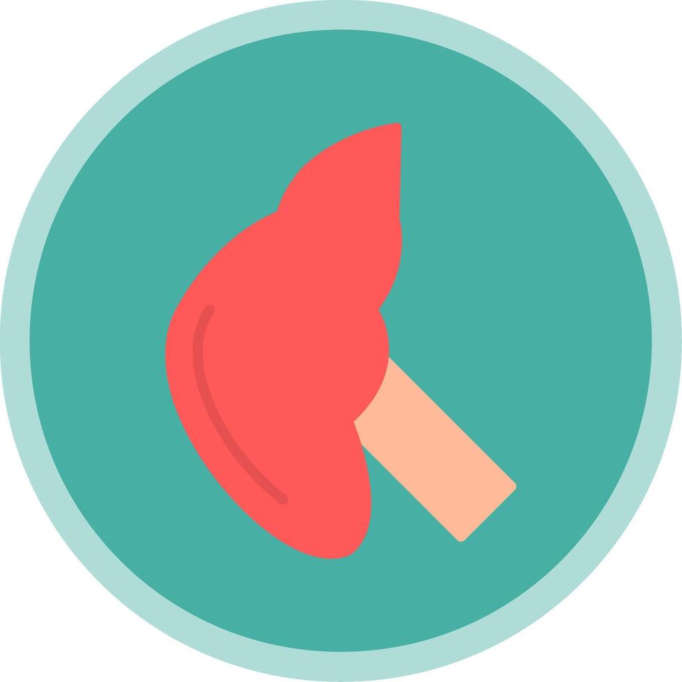 Hepatology Flat Multi Circle Icon vector