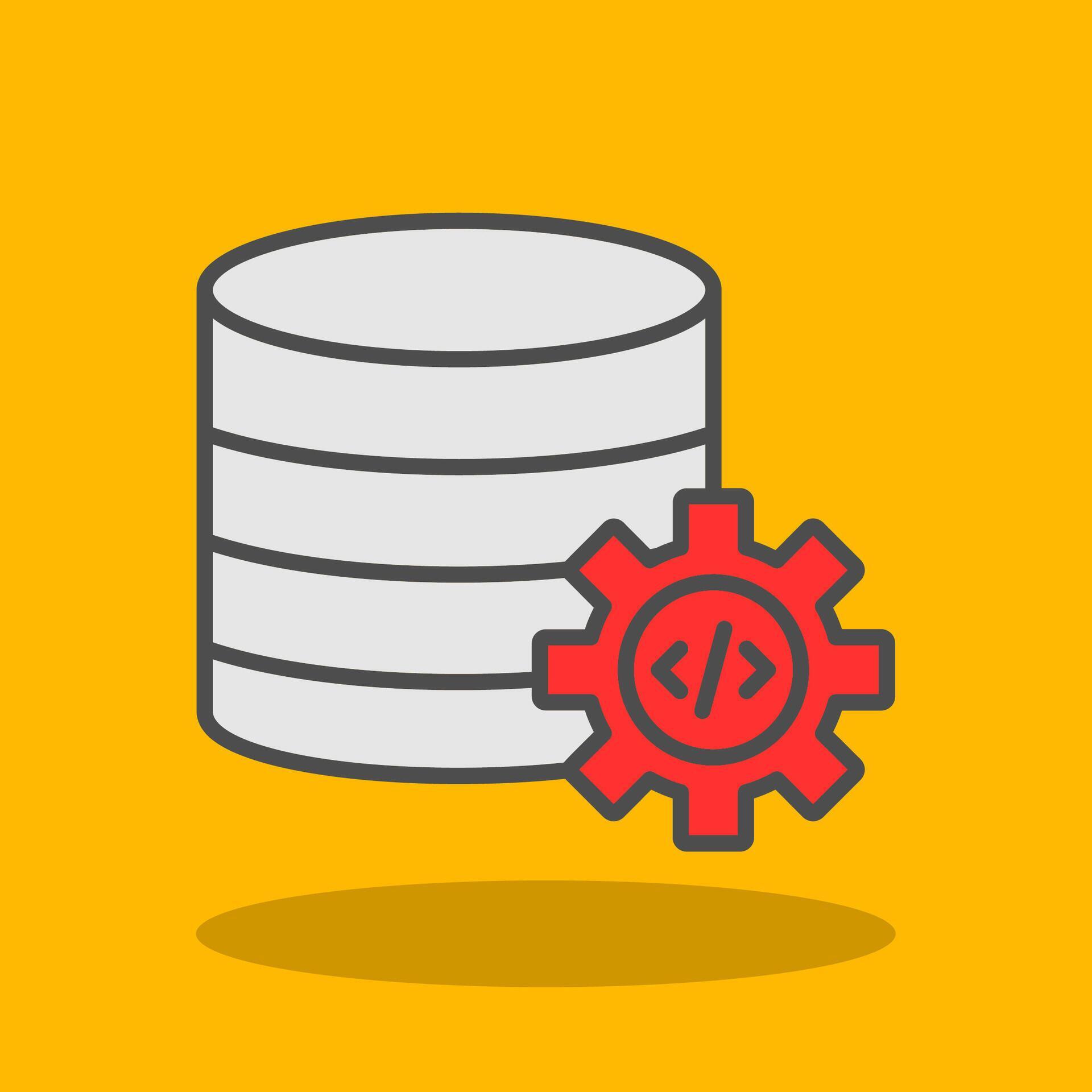 Database Filled Shadow Icon 44211512 Vector Art at Vecteezy