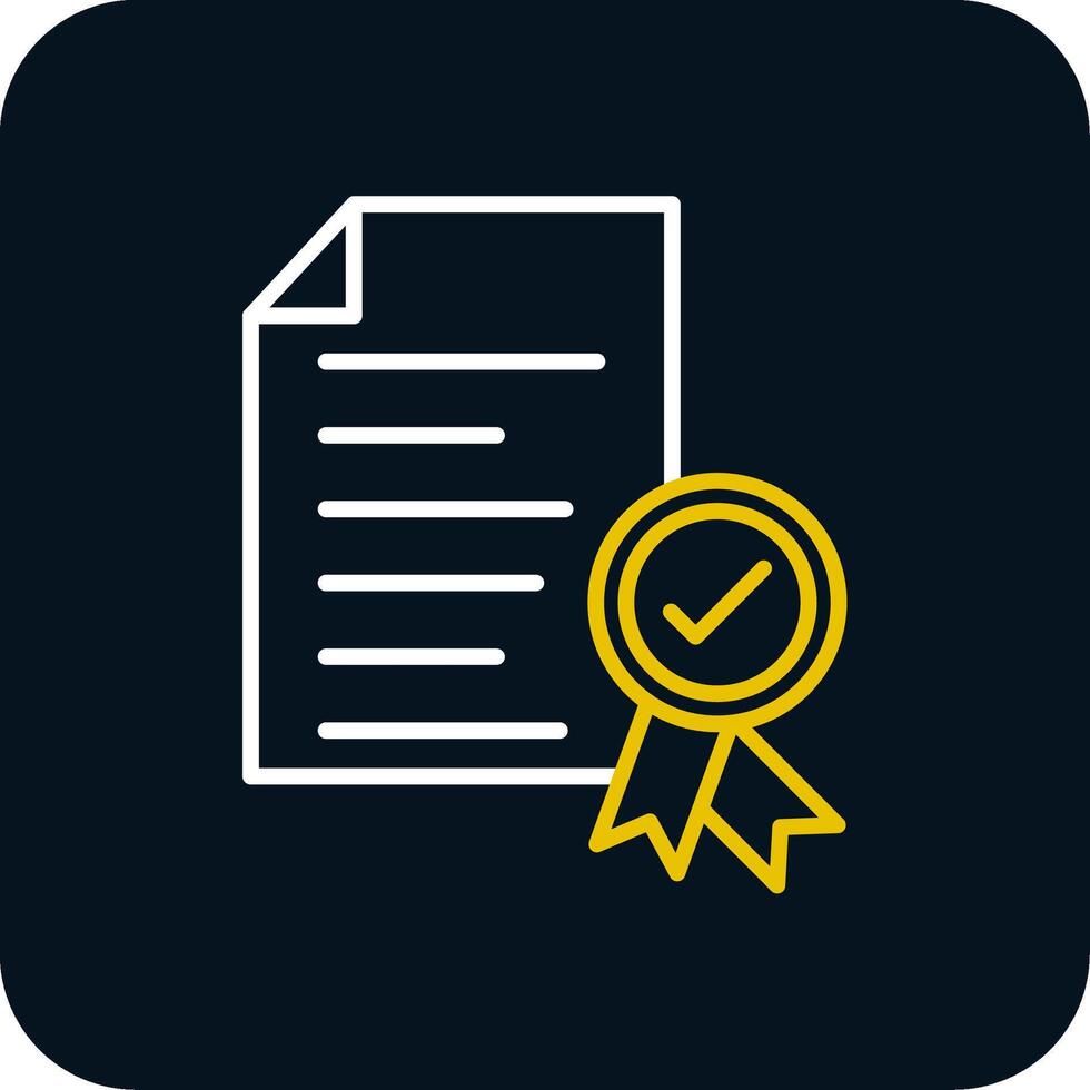 Quality Line Red Circle Icon vector