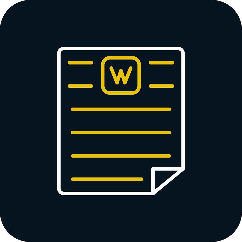 Word Line Red Circle Icon vector