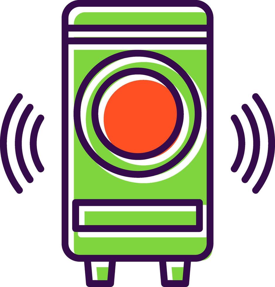 Woofer filled Design Icon vector
