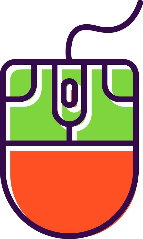Mouse filled Design Icon vector