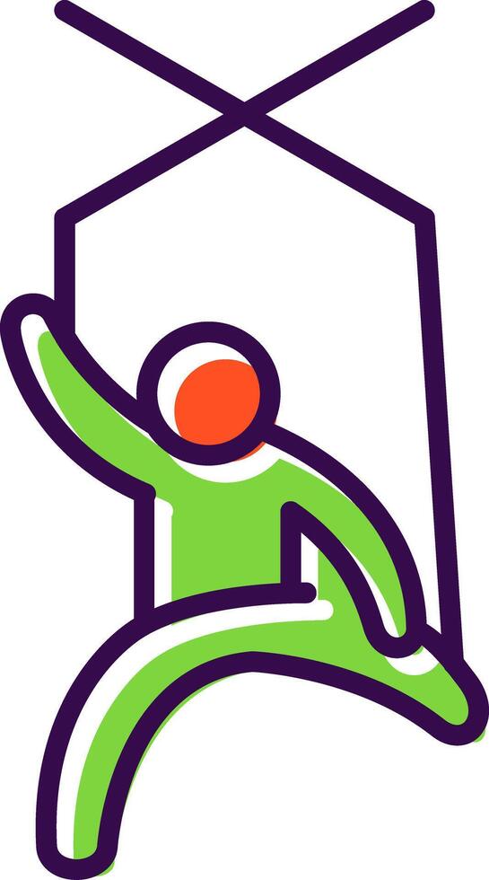 puppet filled Design Icon vector