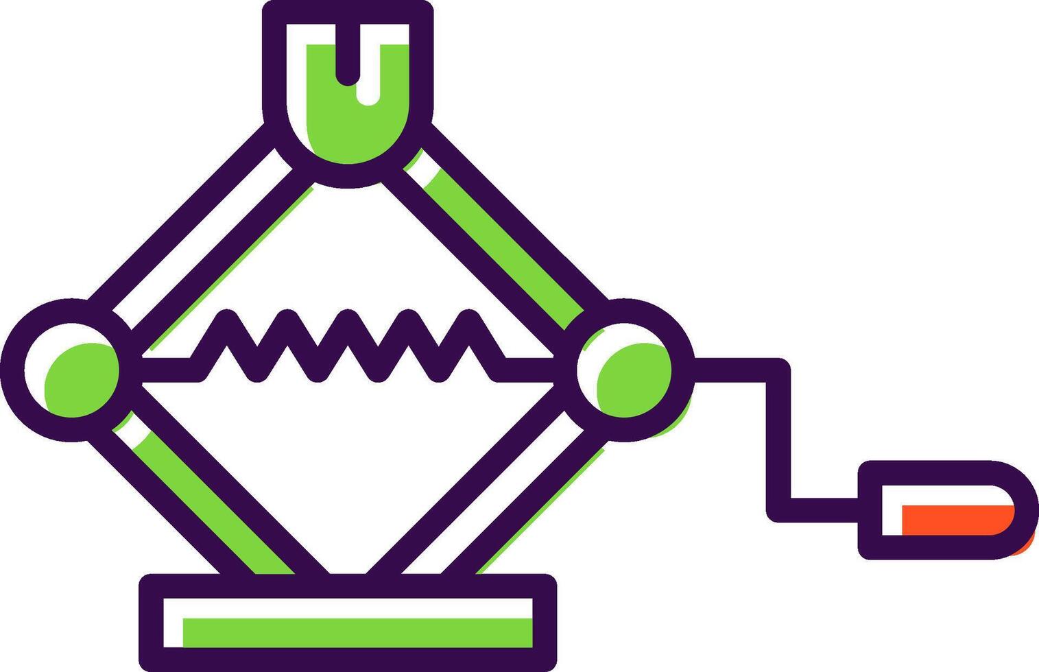 Car Jack filled Design Icon vector