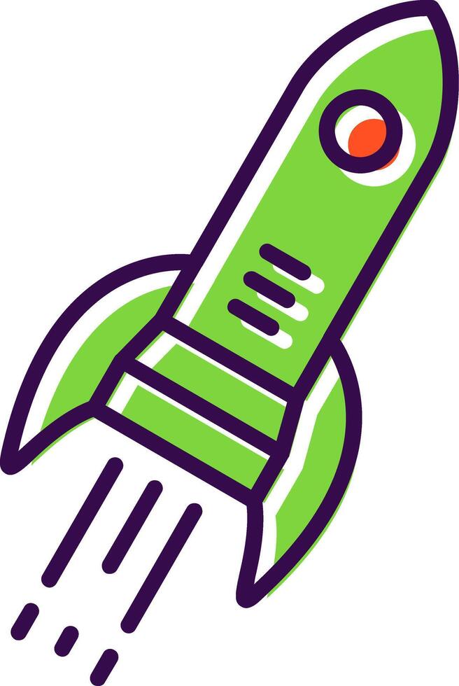 Startup filled Design Icon vector