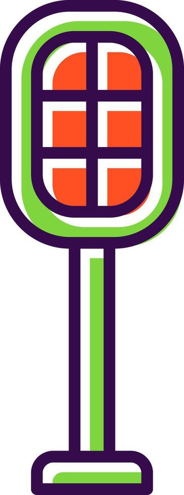 Street Light filled Design Icon vector