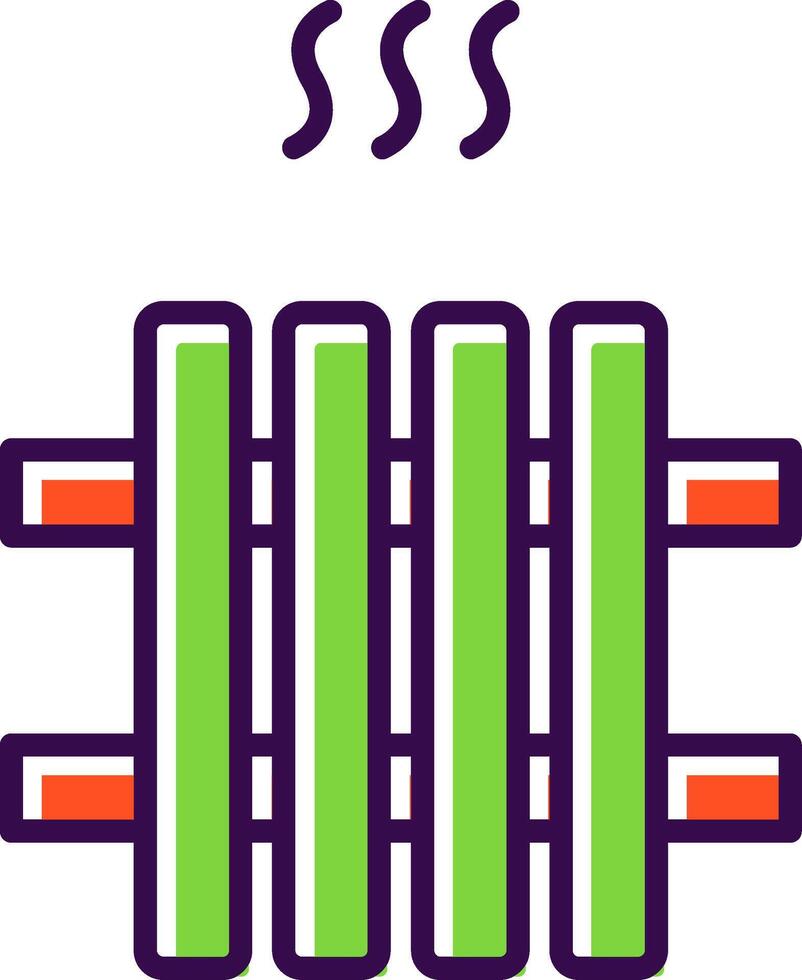 Radiator filled Design Icon vector
