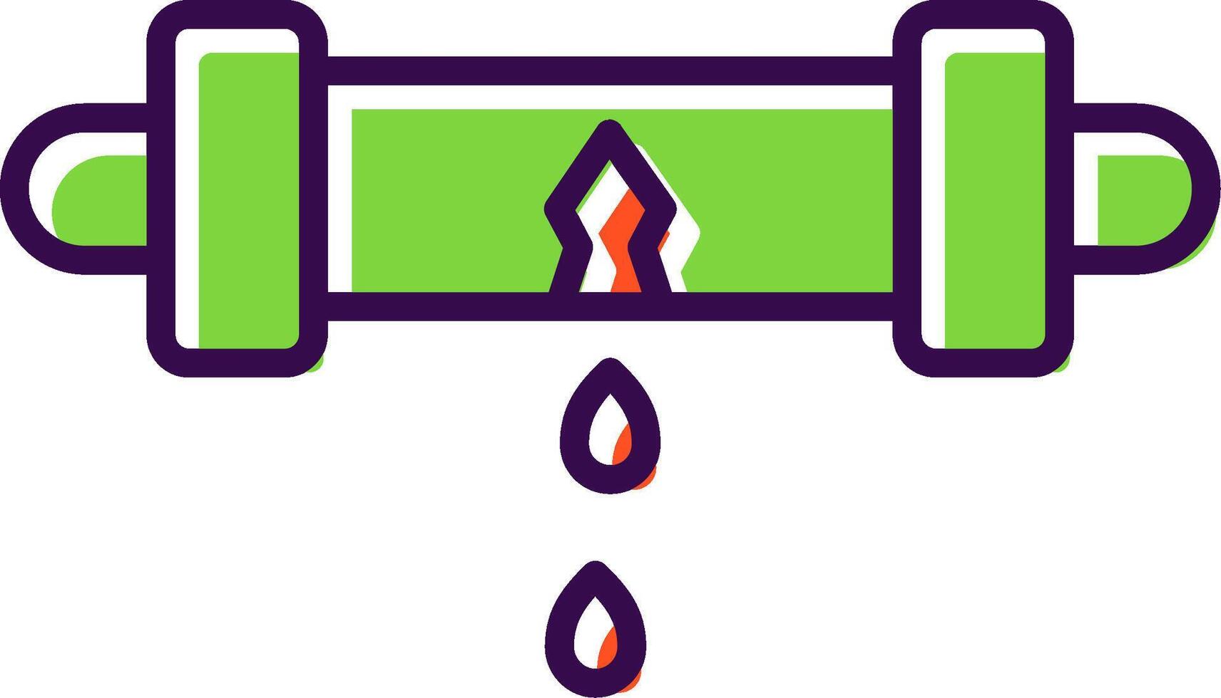 Leak Detector filled Design Icon vector