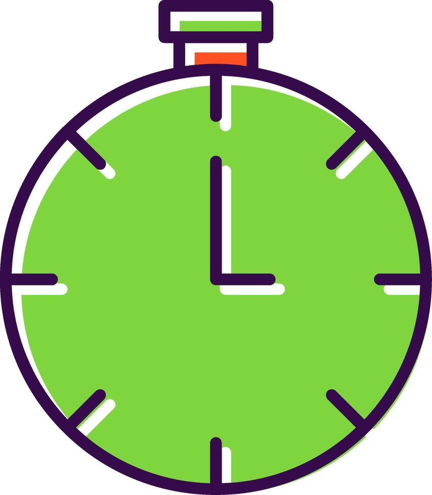 Timer filled Design Icon vector